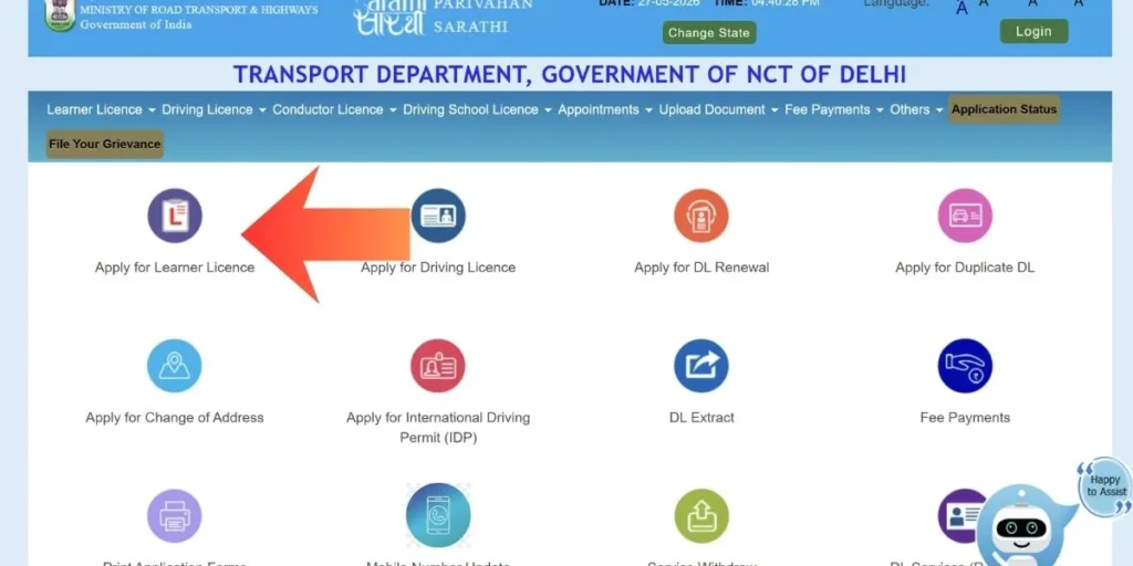 Apply for Driving License
